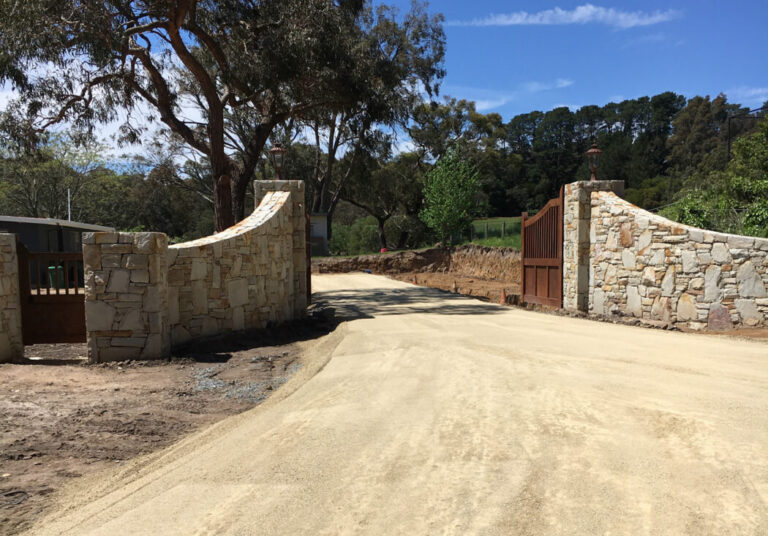 Driveway design and construction