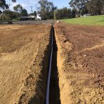 Trench Construction for drainage